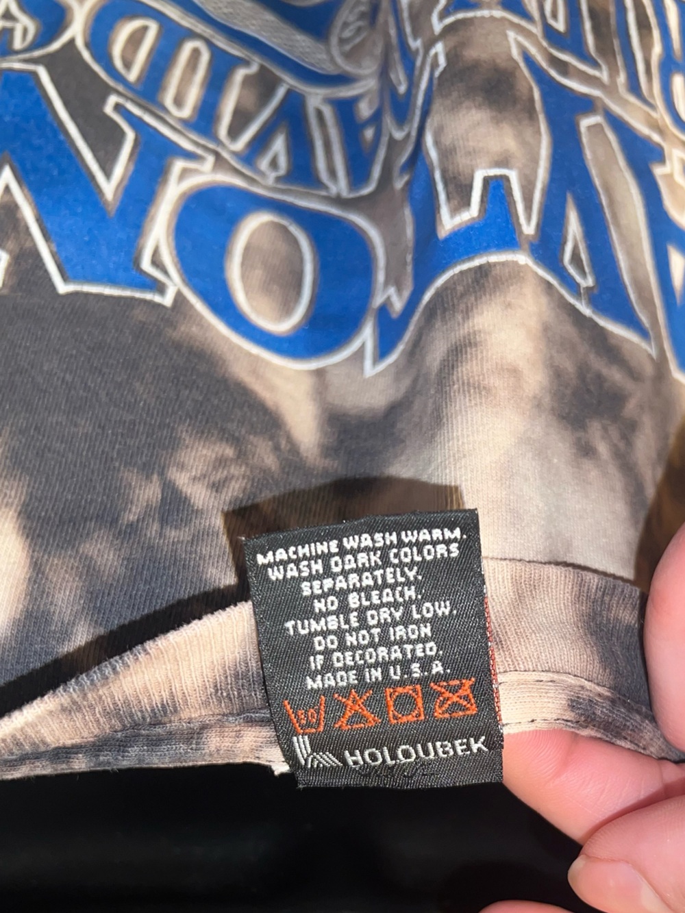Harley Davidson Vintage 90’s Gray Acid Wash Daytona Beach Boxy Crop Fit Size XL - Picture 10 of 10